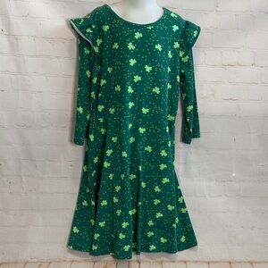 Cat & Jack St. Patrick’s Day Green Shamrock & Polka Dots Kids Dress
